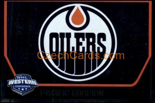 Logo Edmonton Oilers 2017/18 Panini NHL sticker foil #318