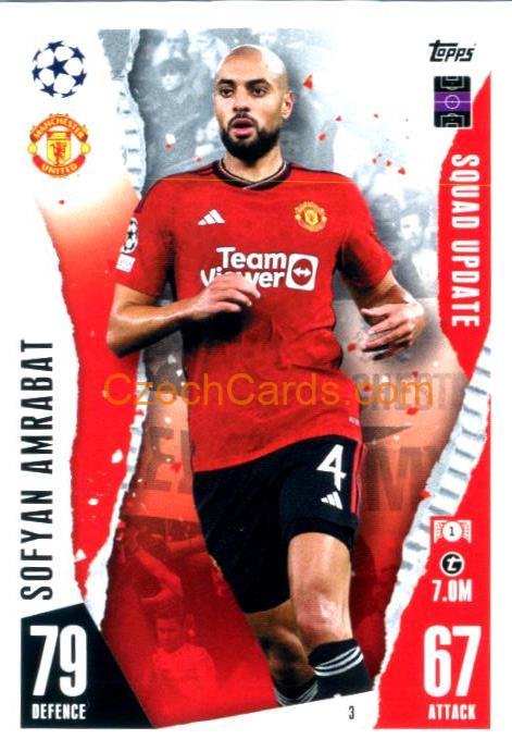 Sofyan Amrabat 2023/24 Topps Match Attax Extra #3