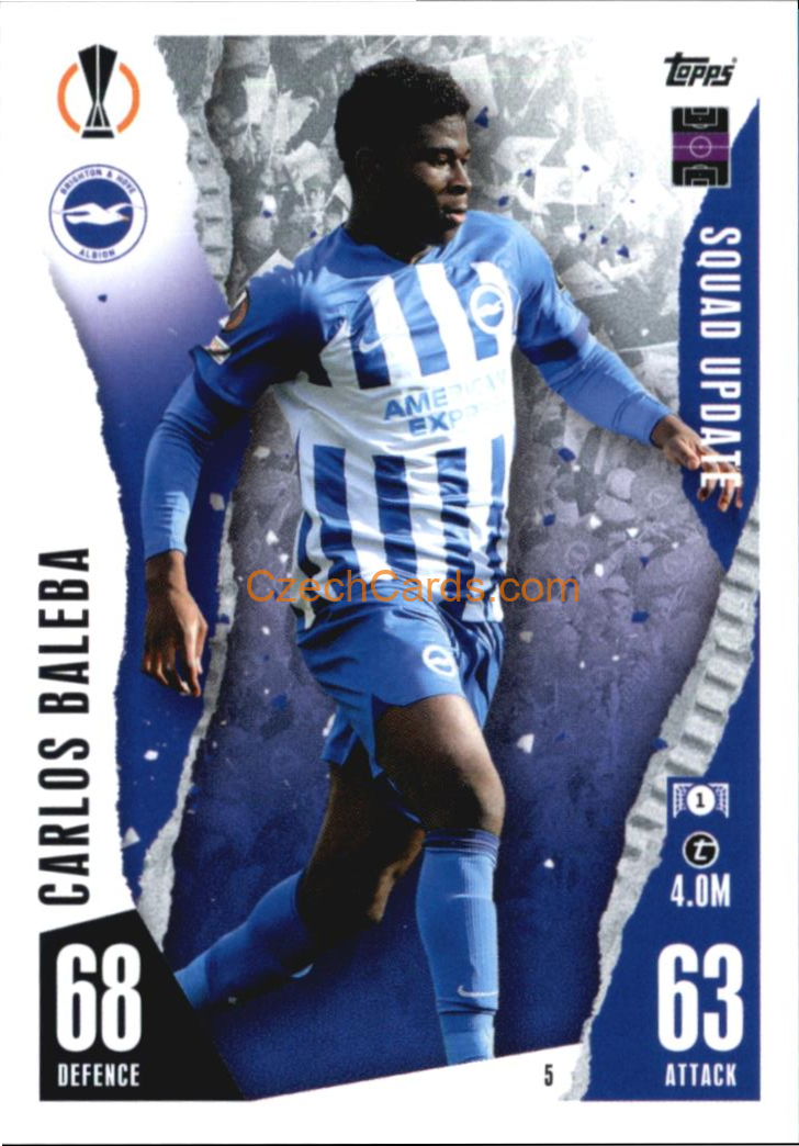 Carlos Baleba 2023/24 Topps Match Attax Extra #5