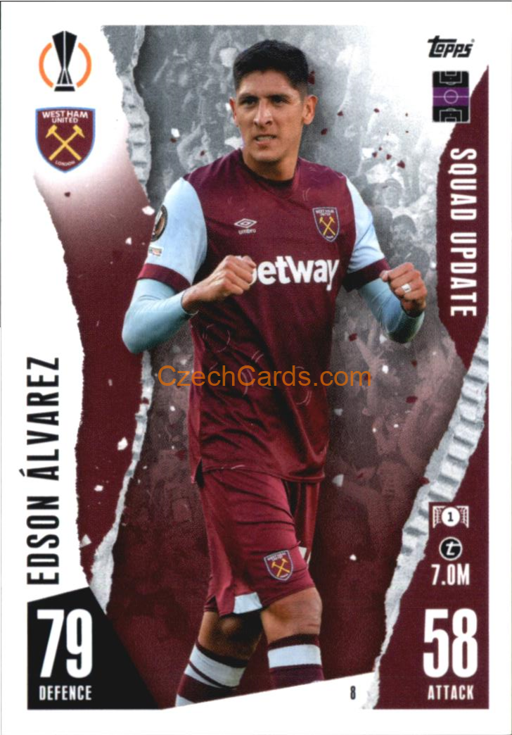 Edson Álvarez 2023/24 Topps Match Attax Extra #8