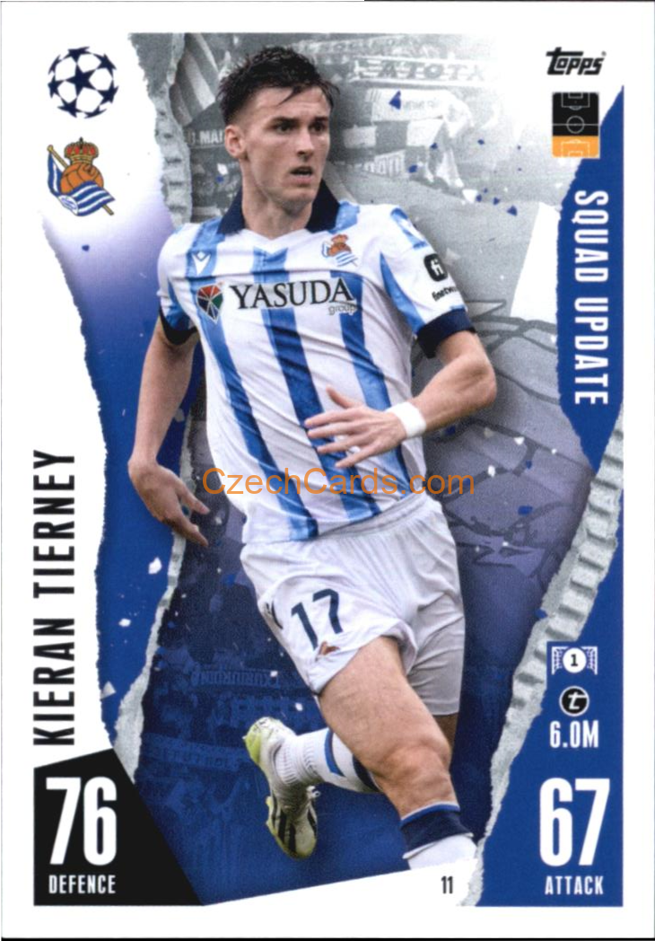 Kieran Tierney 2023/24 Topps Match Attax Extra #11