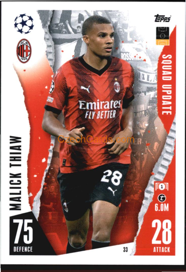 Malick Thiaw 2023/24 Topps Match Attax Extra #33