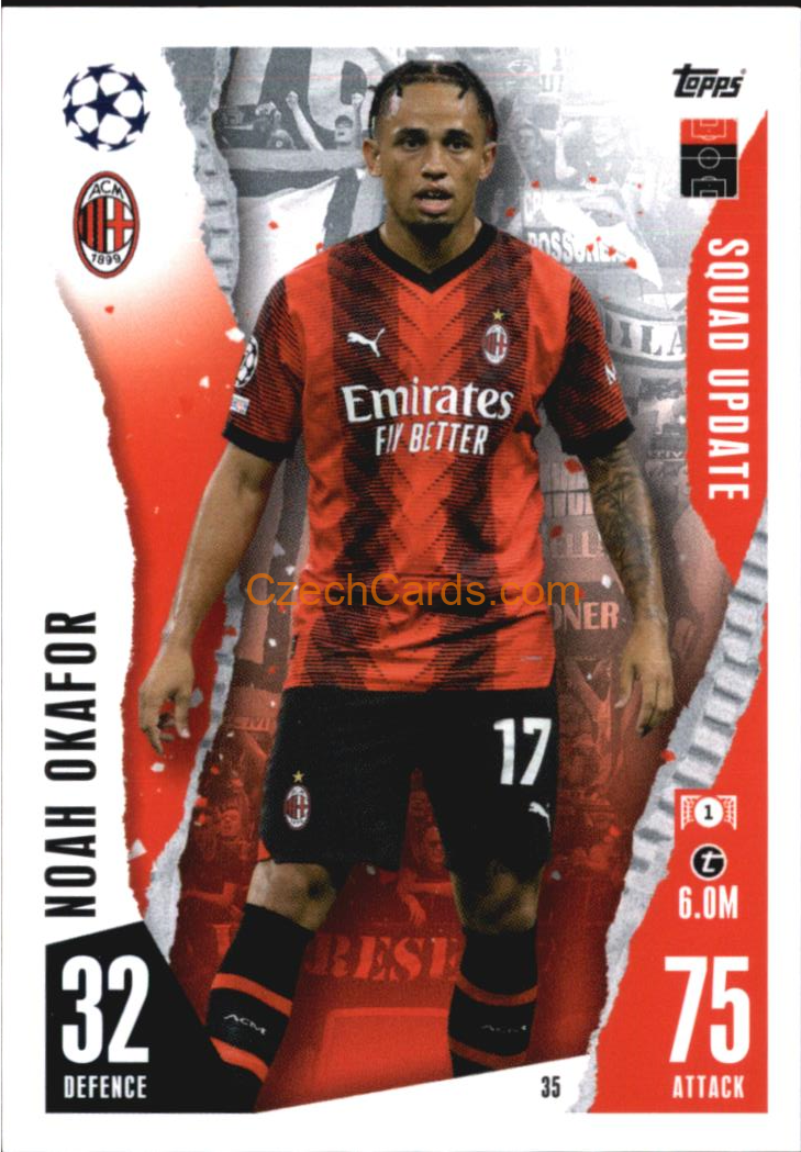 Noah Okafor 2023/24 Topps Match Attax Extra #35