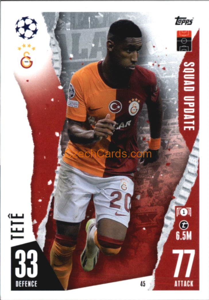 Teté 2023/24 Topps Match Attax Extra #45