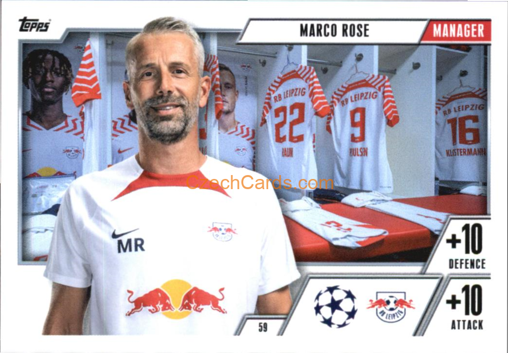 Marco Rose 2023/24 Topps Match Attax Extra #59