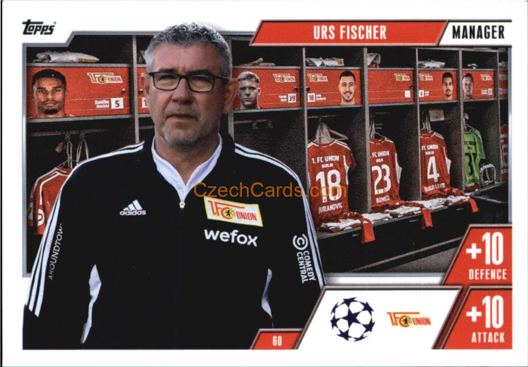 Urs Fischer 2023/24 Topps Match Attax Extra #60