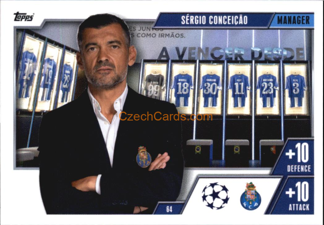 Sérgio Conceição 2023/24 Topps Match Attax Extra #64