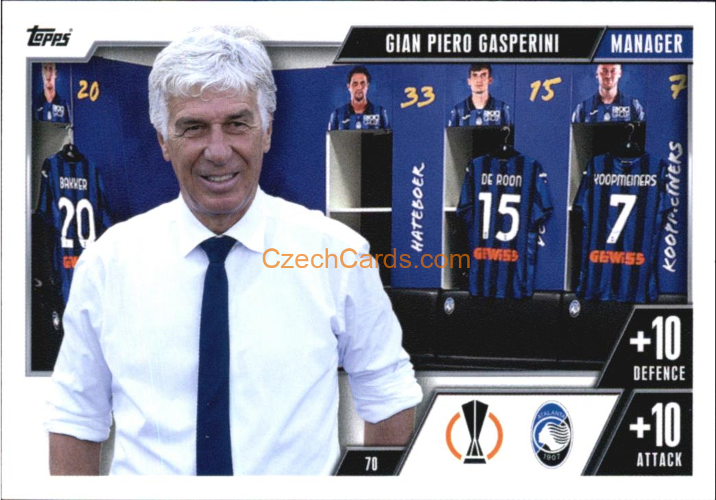 Gian Piero Gasperini 2023/24 Topps Match Attax Extra #70