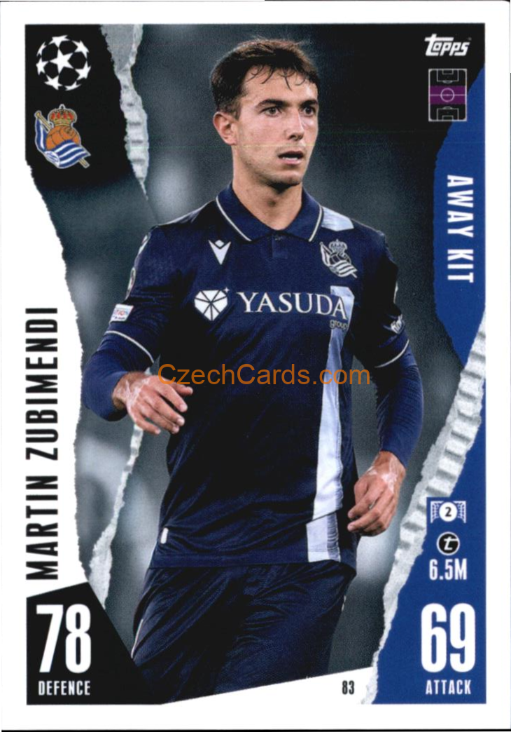 Martin Zubimendi 2023/24 Topps Match Attax Extra #83