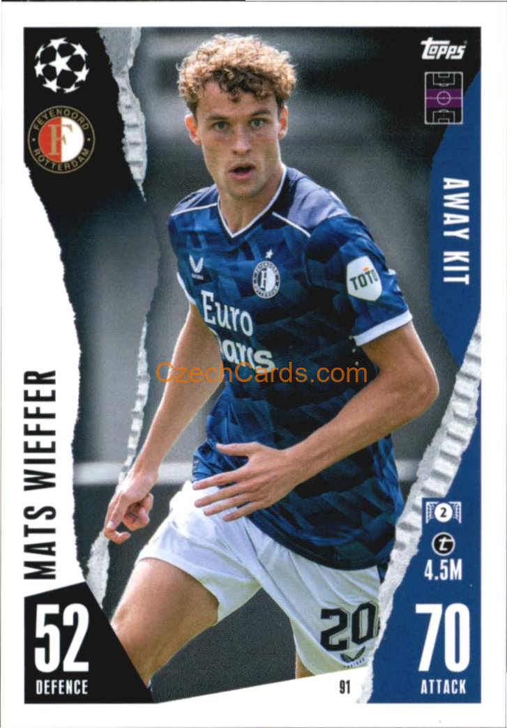 Mats Wieffer 2023/24 Topps Match Attax Extra #91
