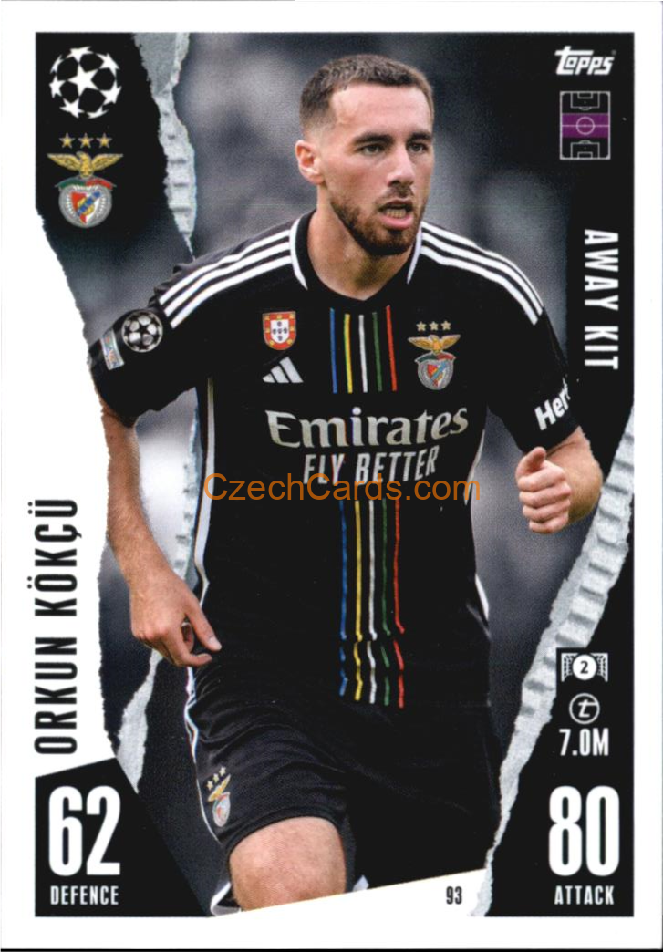 Orkun Kökçü 2023/24 Topps Match Attax Extra #93