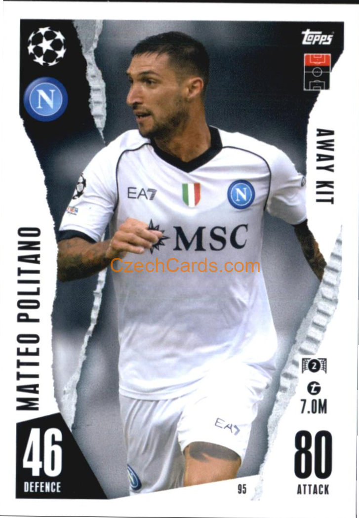Matteo Politano 2023/24 Topps Match Attax Extra #95
