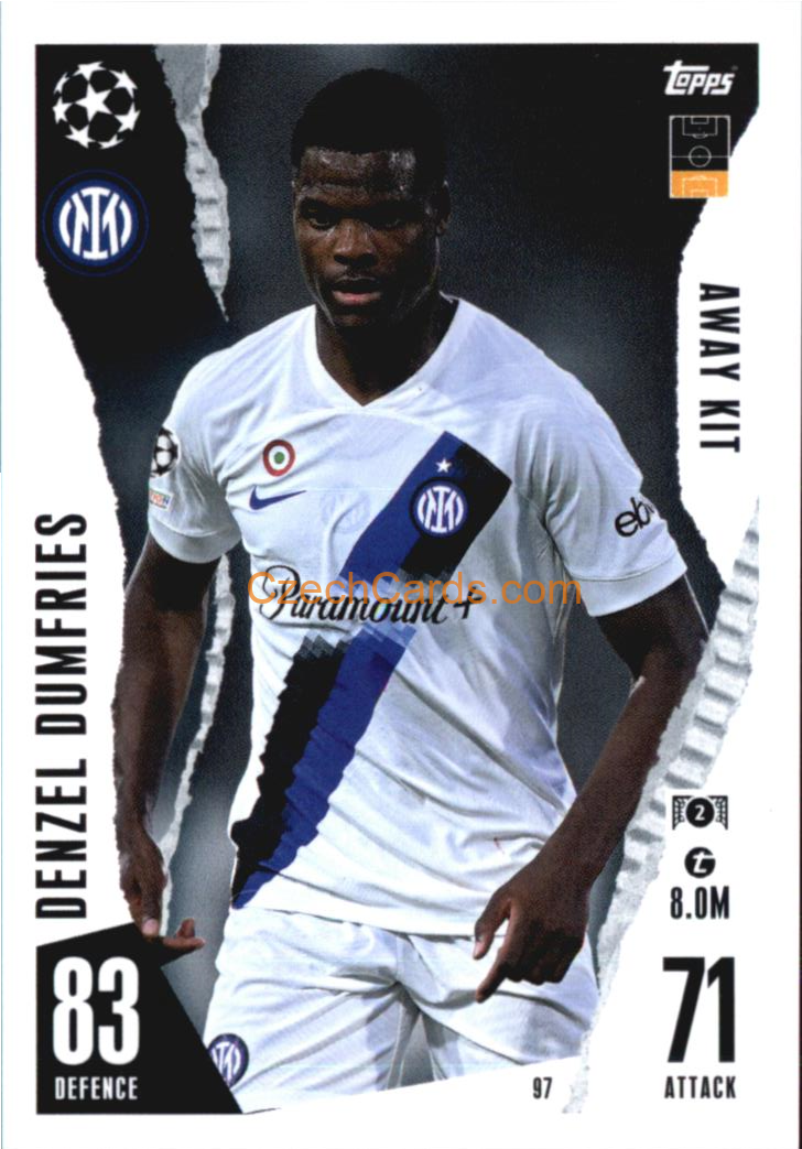 Denzel Dumfries​ 2023/24 Topps Match Attax Extra #97