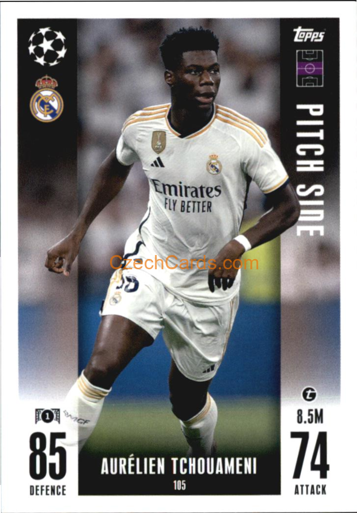 Aurélien Tchouaméni 2023/24 Topps Match Attax Extra #105
