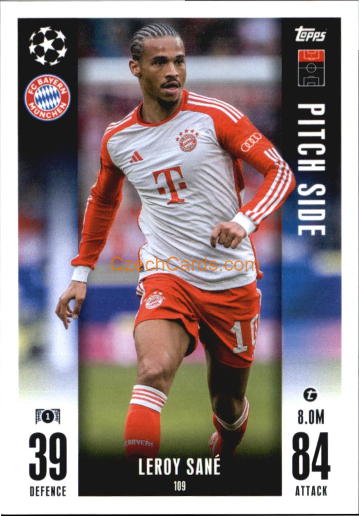 Leroy Sané 2023/24 Topps Match Attax Extra #109