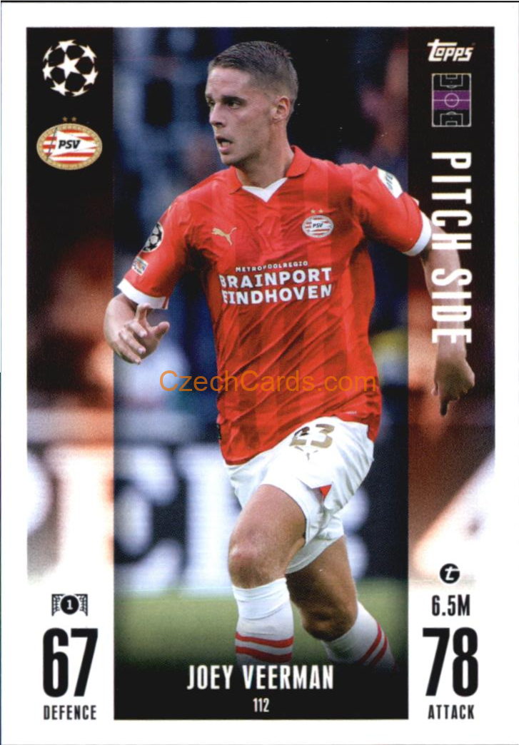 Joey Veerman 2023/24 Topps Match Attax Extra #112