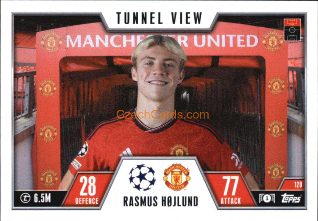 Rasmus Højlund 2023/24 Topps Match Attax Extra #120