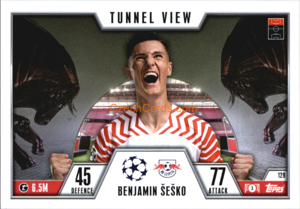 Benjamin Šeško 2023/24 Topps Match Attax Extra #129