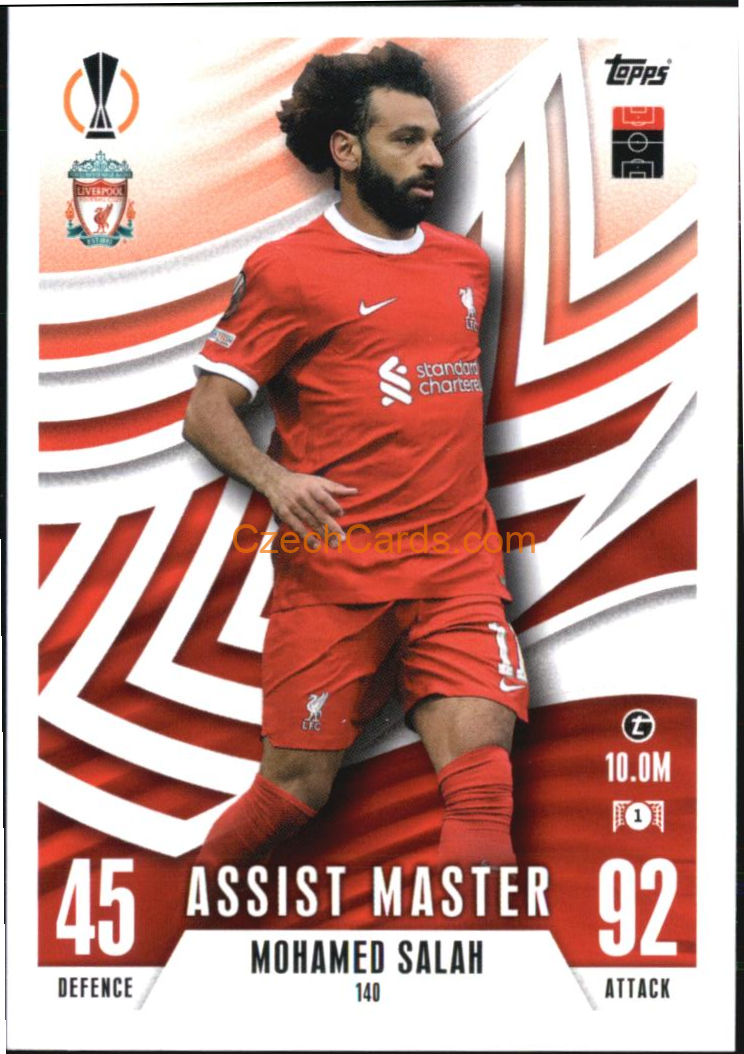 Mohamed Salah 2023/24 Topps Match Attax Extra #140