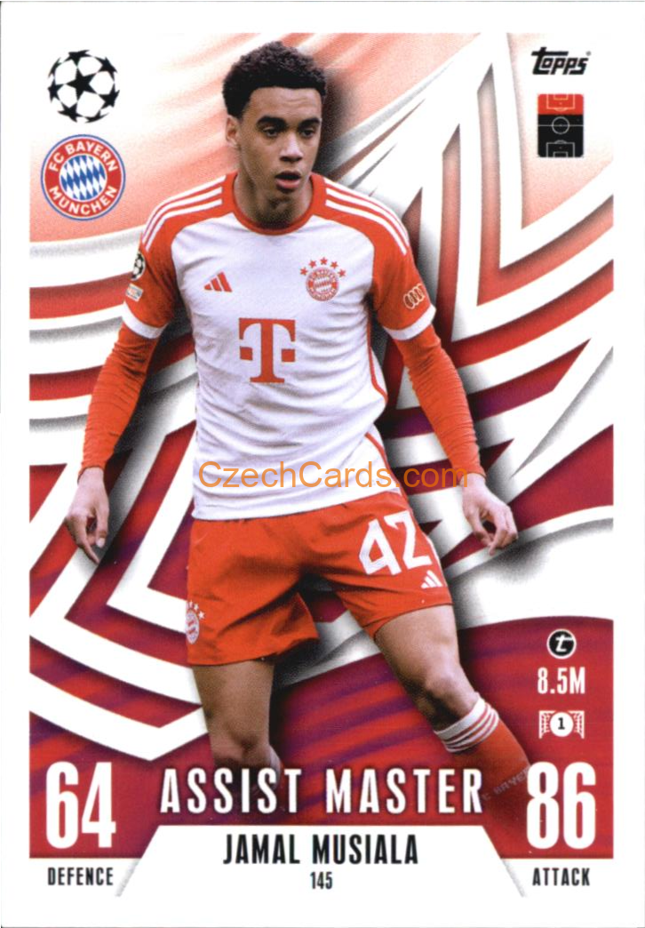 Jamal Musiala 2023/24 Topps Match Attax Extra #145