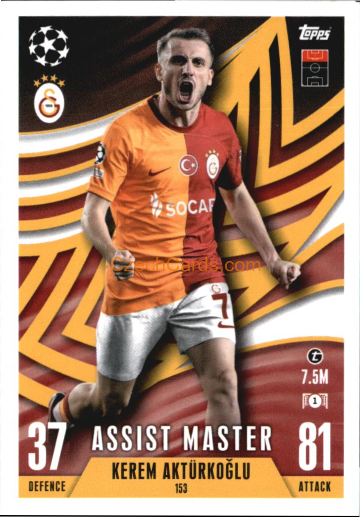 Kerem Aktürkoğlu 2023/24 Topps Match Attax Extra #153