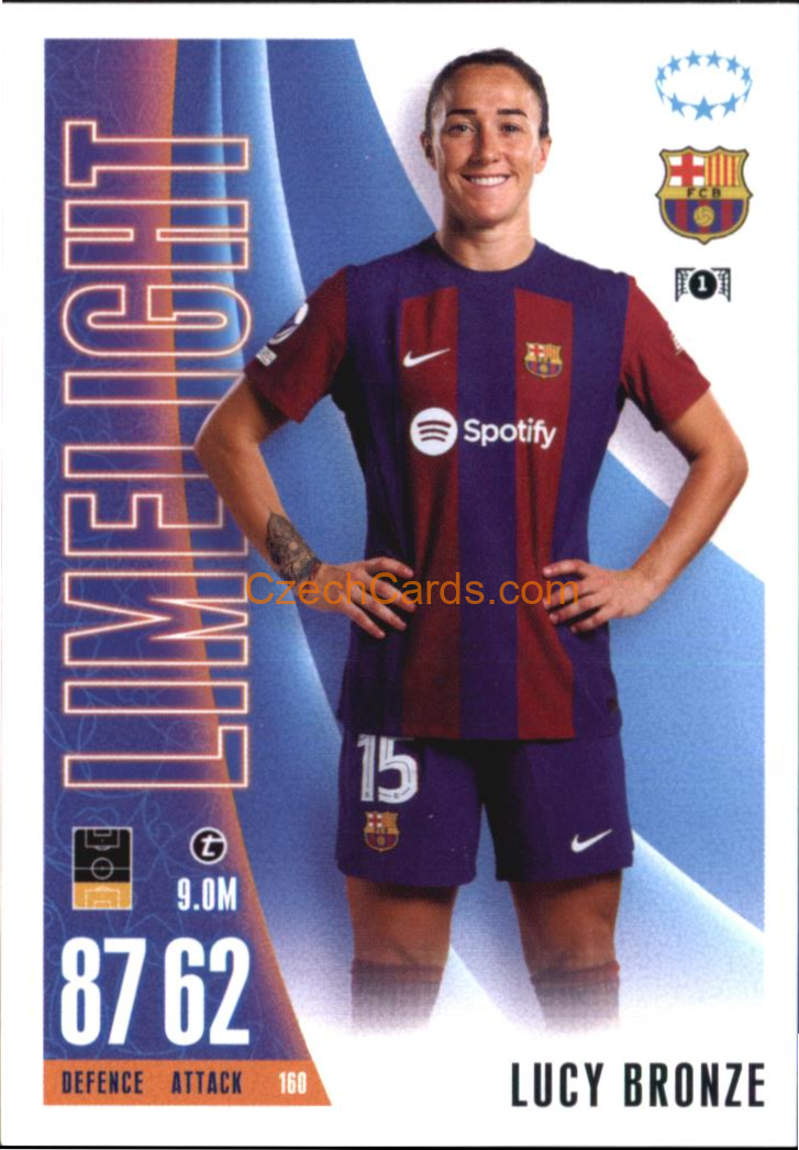 Lucy Bronze 2023/24 Topps Match Attax Extra #160