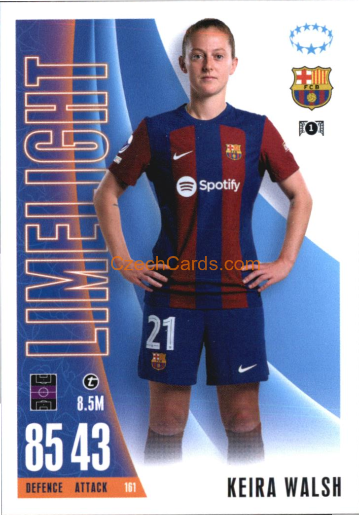 Keira Walsh 2023/24 Topps Match Attax Extra #161
