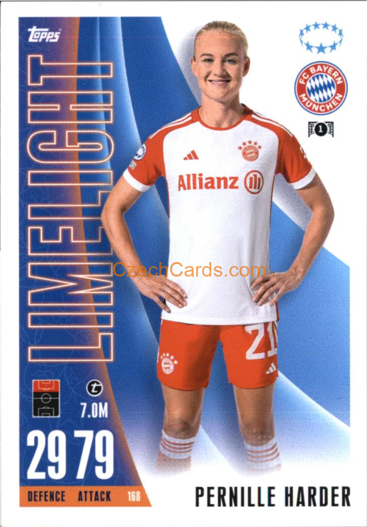 Pernille Harder 2023/24 Topps Match Attax Extra #168