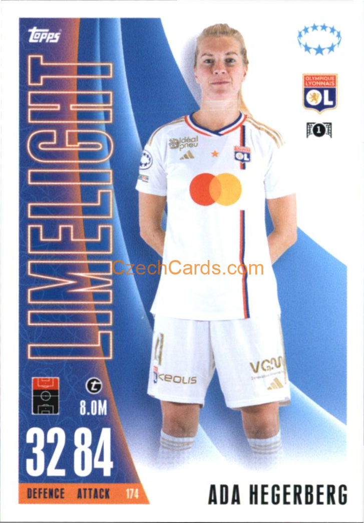 Ada Hegerberg 2023/24 Topps Match Attax Extra #174