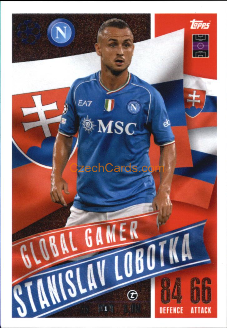 Stanislav Lobotka 2023/24 Topps Match Attax Extra Global Gamer #212