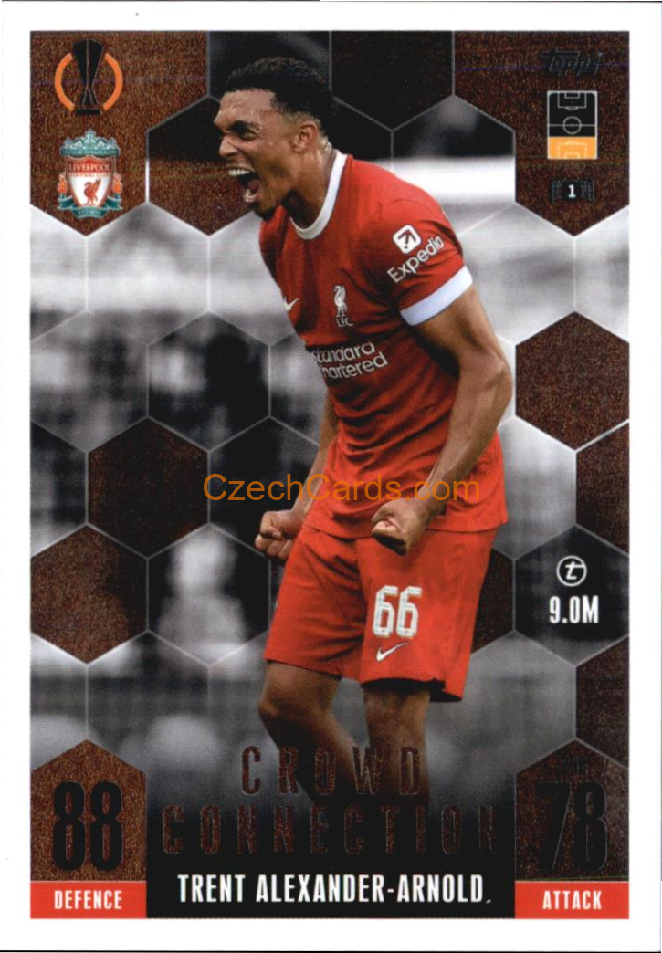 Trent Alexander-Arnold 2023/24 Topps Match Attax Extra Crowd Connection #238