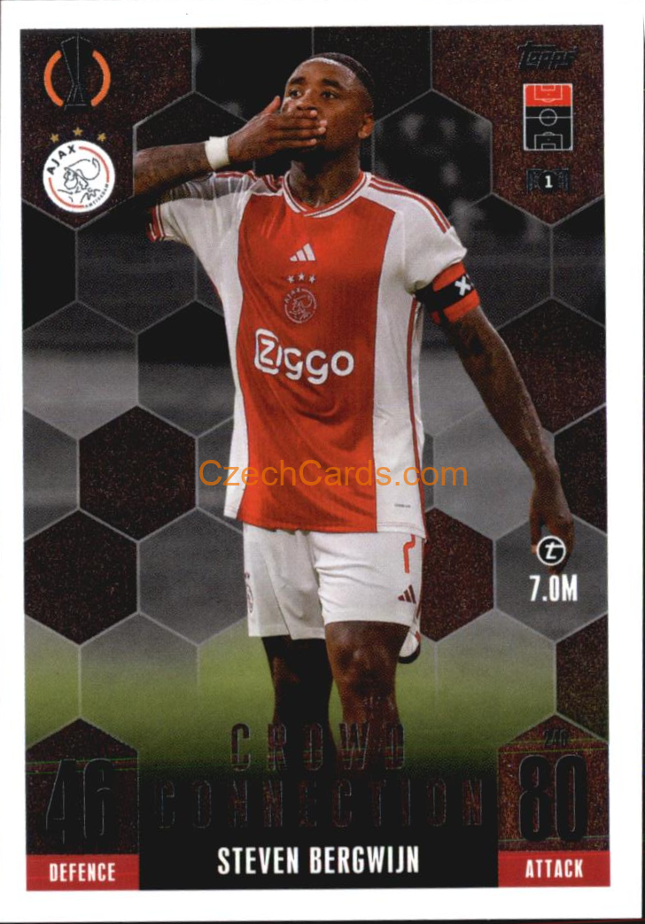 Steven Bergwijn 2023/24 Topps Match Attax Extra Crowd Connection #246