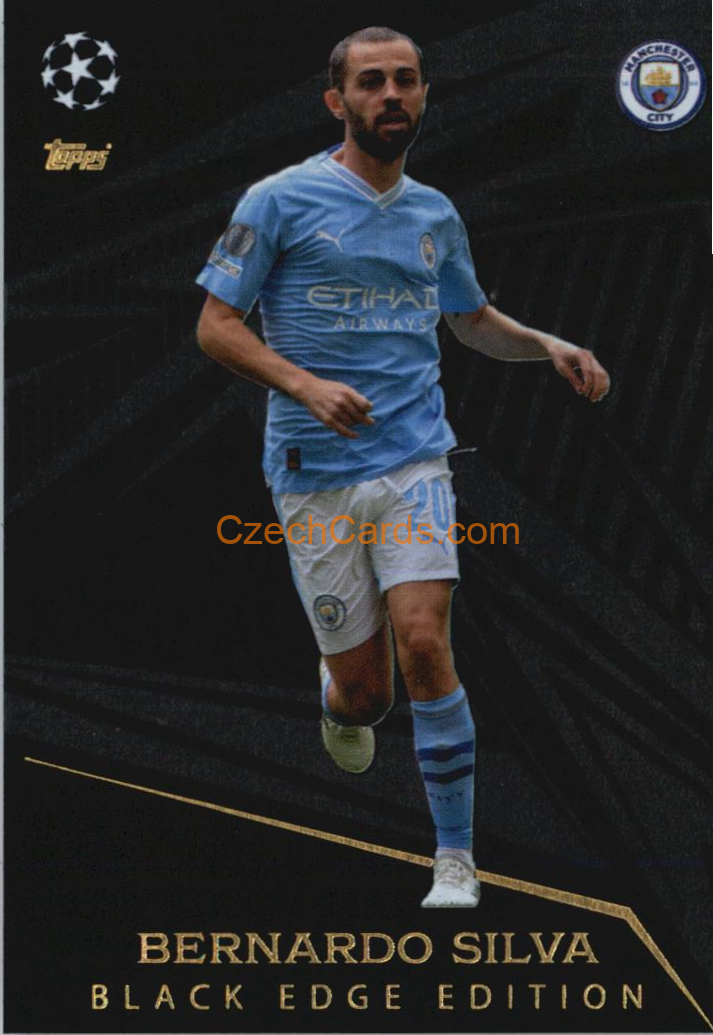 Bernardo Silva 2023/24 Topps Match Attax Extra Black Edge #253