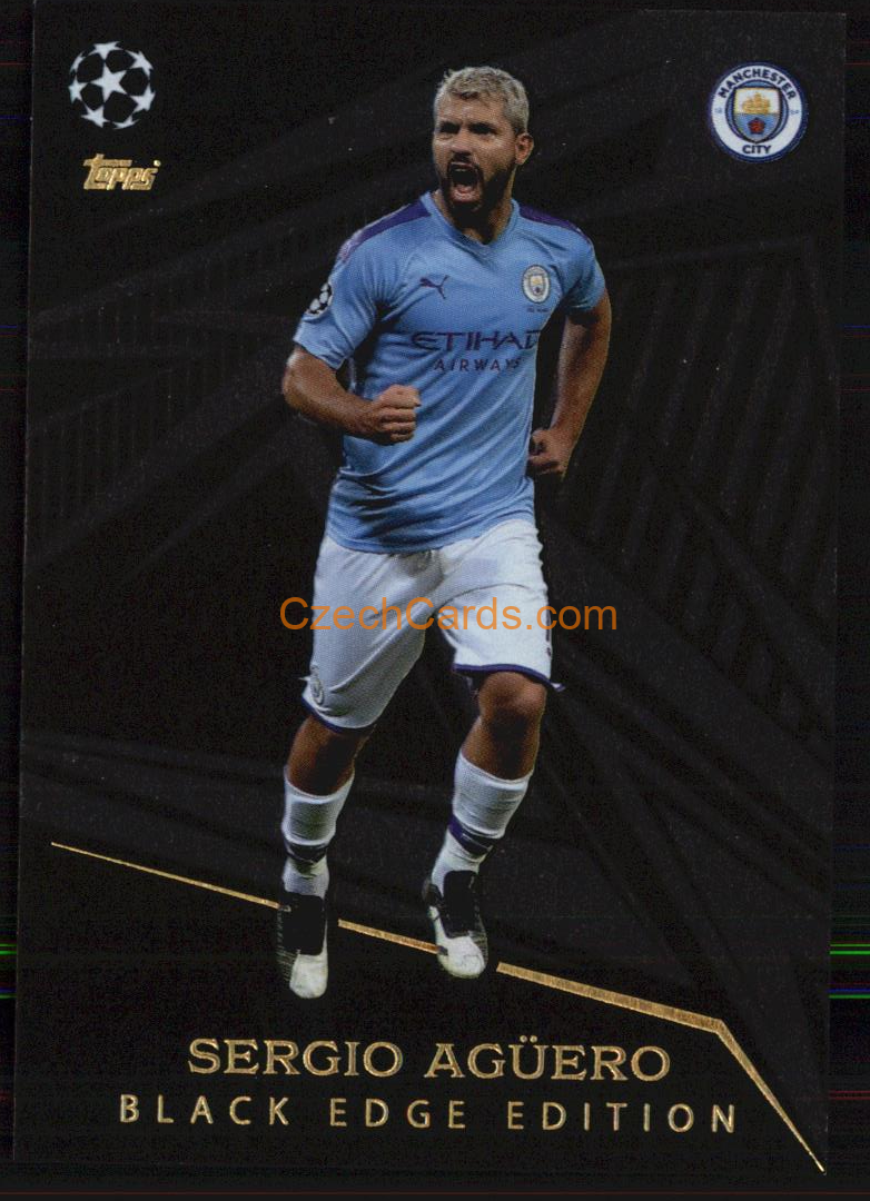 Sergio Agüero 2023/24 Topps Match Attax Extra Black Edge #259