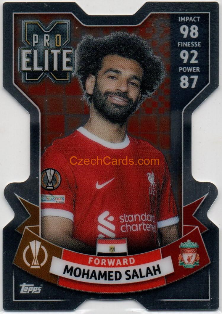 Mohamed Salah 2023/24 Topps Match Attax Extra Chrome X Pro Elite  #264