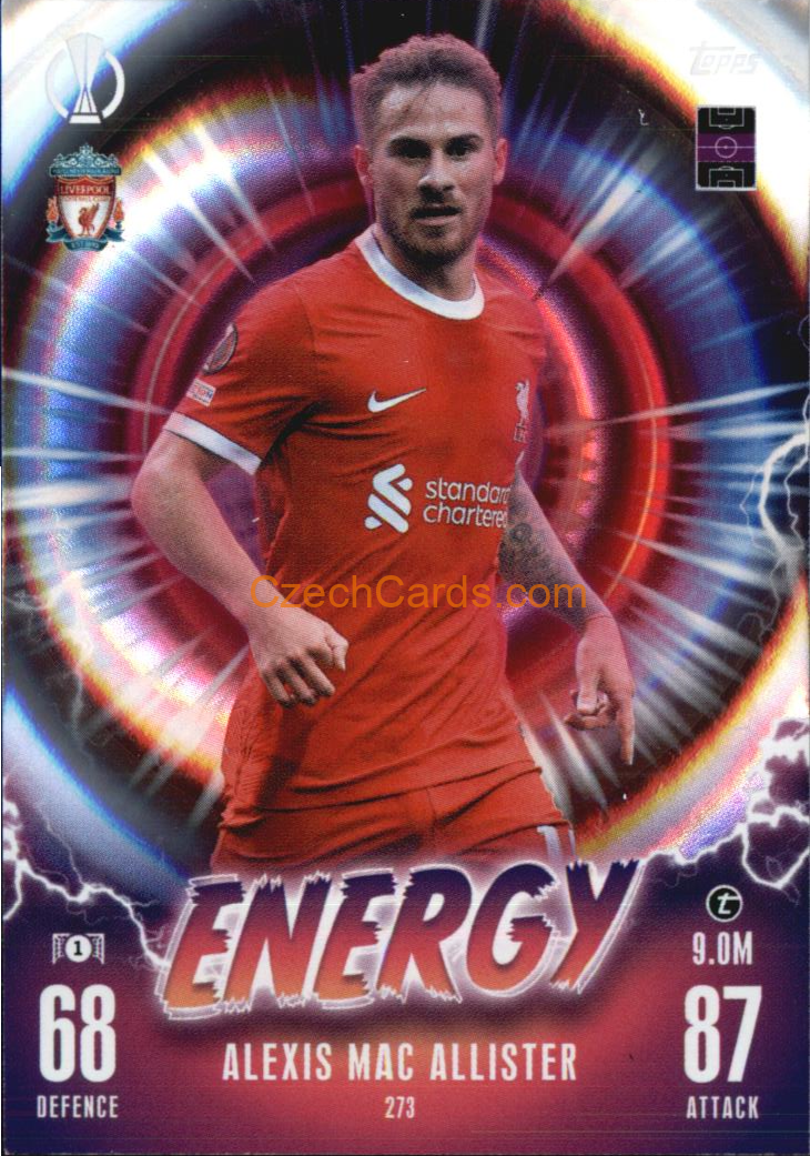Alexis Mac Allister 2023/24 Topps Match Attax Extra Energy #273