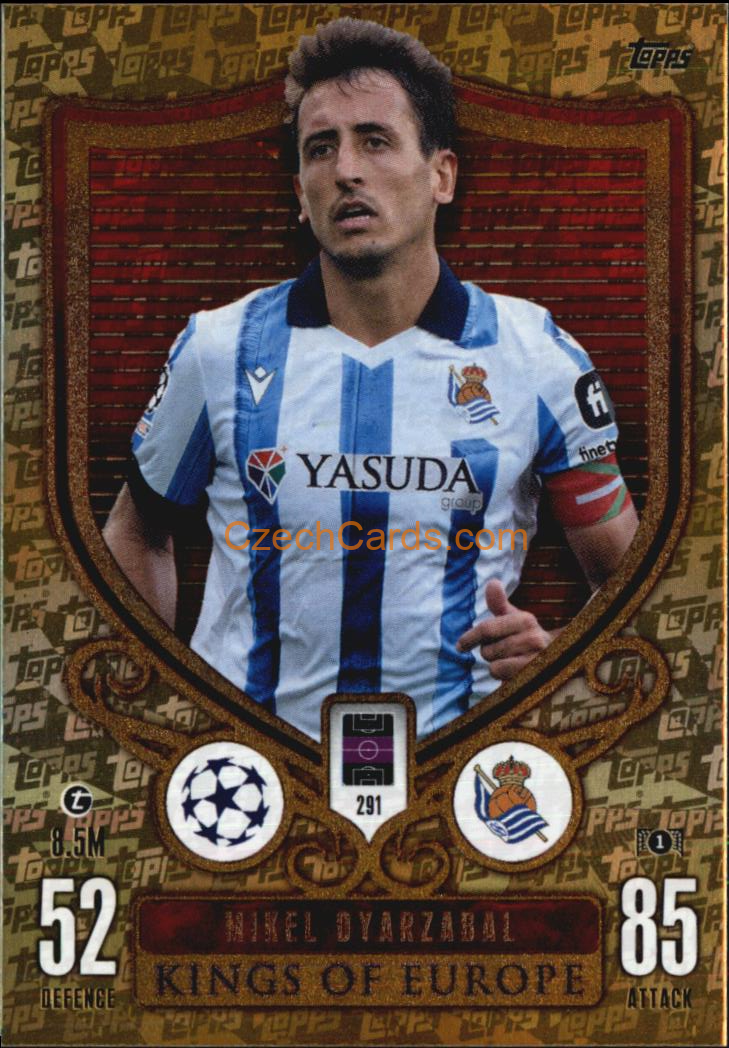 Mikel Oyarzabal 2023/24 Topps Match Attax Extra Kings of Europe #291