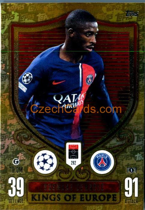Ousmane Dembélé 2023/24 Topps Match Attax Extra Kings of Europe #292