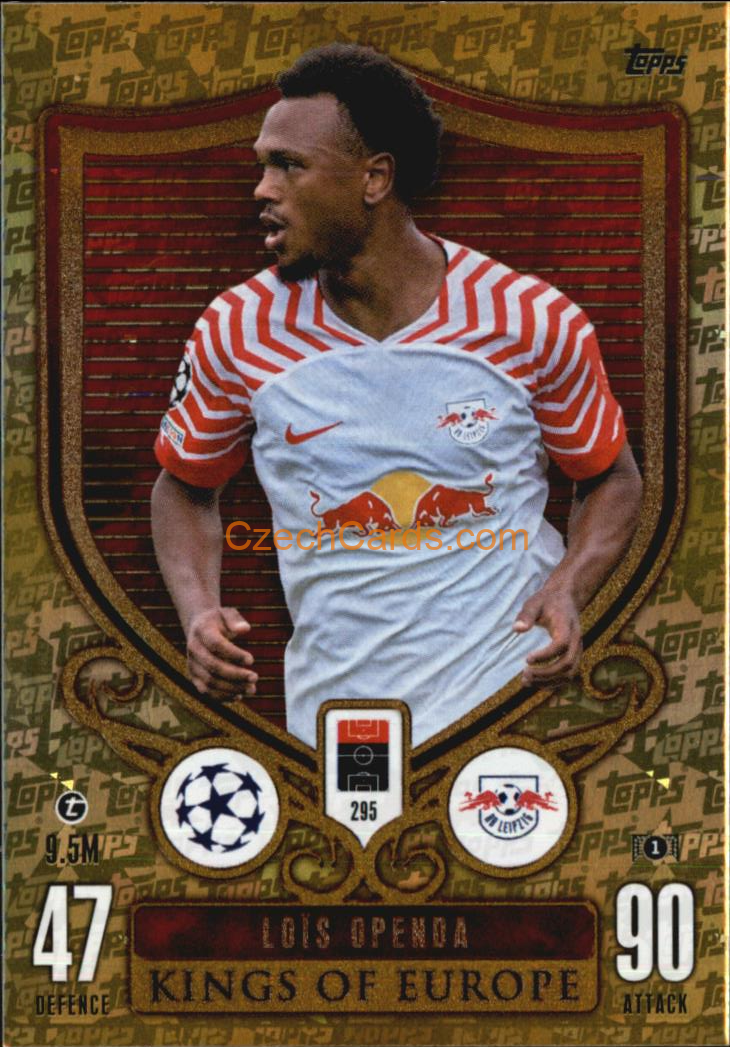 Lois Openda 2023/24 Topps Match Attax Extra Kings of Europe #295