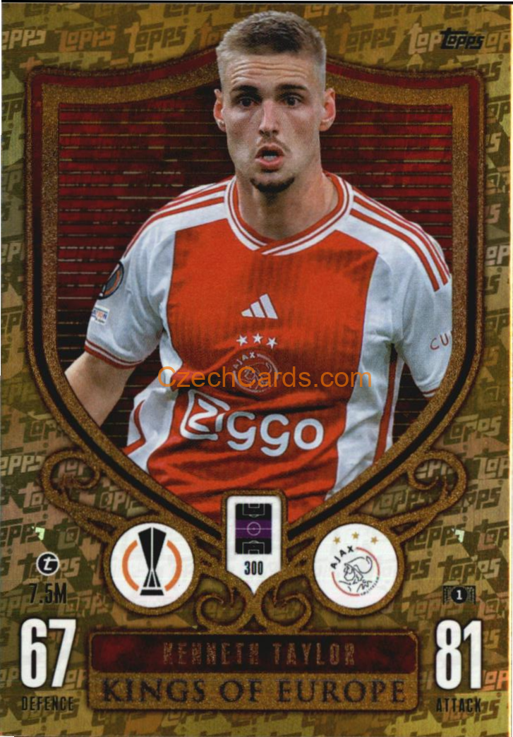 Kenneth Taylor 2023/24 Topps Match Attax Extra Kings of Europe #300