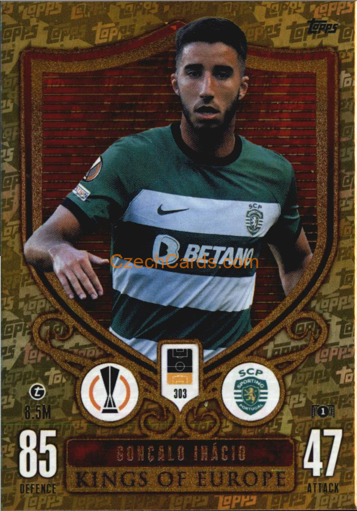 Gonçalo Inacio 2023/24 Topps Match Attax Extra Kings of Europe #303