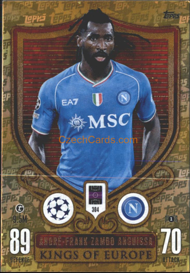 Andre-Frank Zambo Anguissa 2023/24 Topps Match Attax Extra Kings of Europe #304