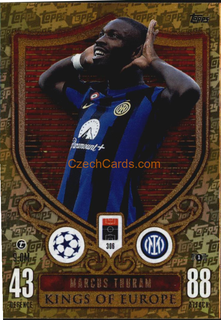 Marcus Thuram 2023/24 Topps Match Attax Extra Kings of Europe #306
