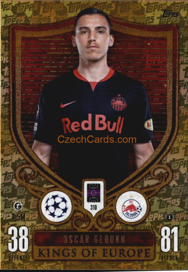 Oscar Gloukh 2023/24 Topps Match Attax Extra Kings of Europe #310