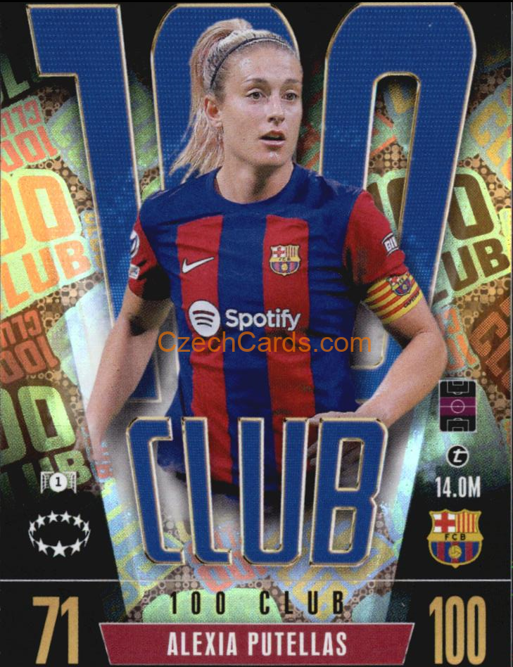Alexia Putellas 2023/24 Topps Match Attax Extra 100 Club Women's #341
