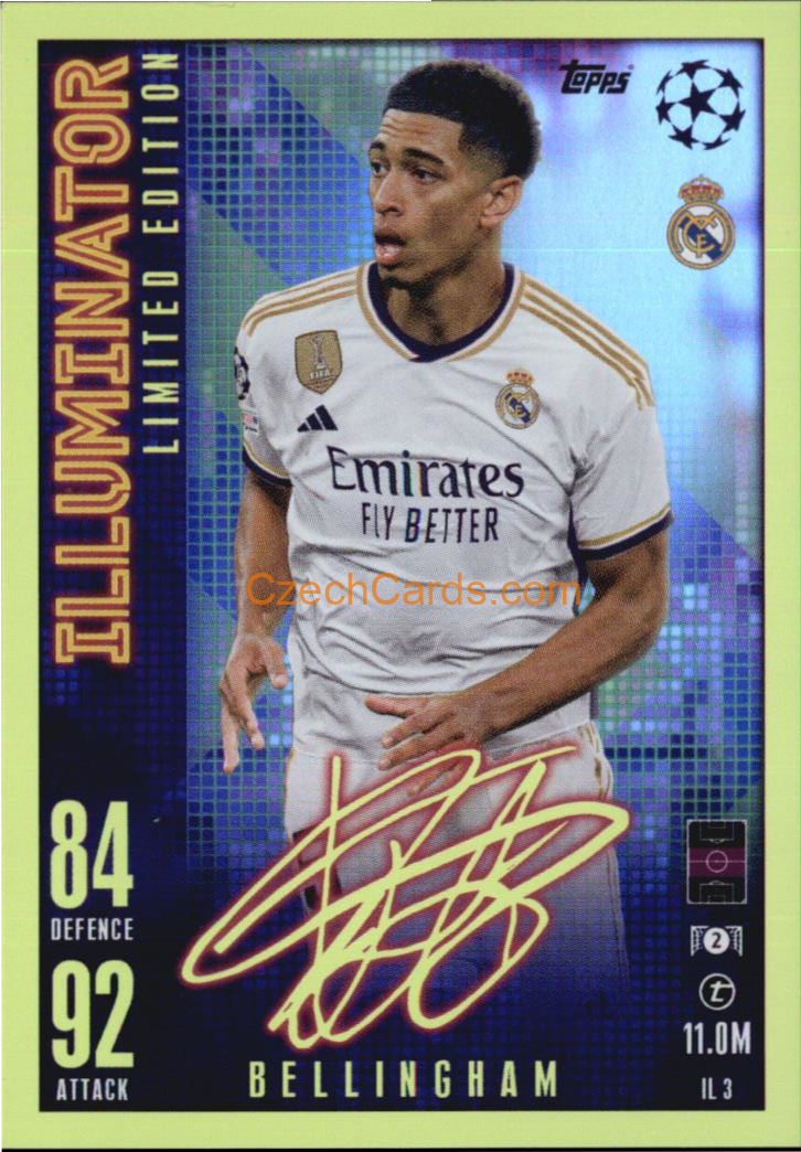 Jude Bellingham 2023/24 Topps Match Attax Extra Illuminator Limited Edition #IL3