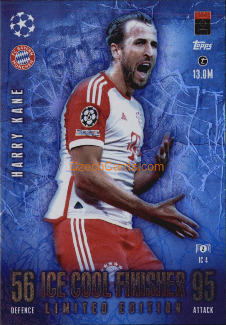 Harry Kane 2023/24 Topps Match Attax Extra Ice Cool Finisher #IC4