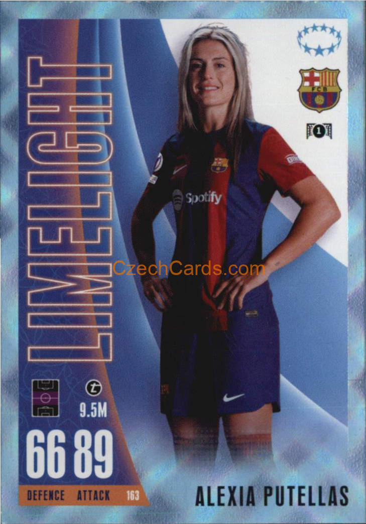 Alexia Putellas 2023/24 Topps Match Attax Extra Crystal Parallel #163