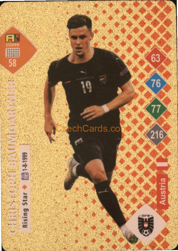 Christoph Baumgartner 2023 World Football Stars unofficial GOLD