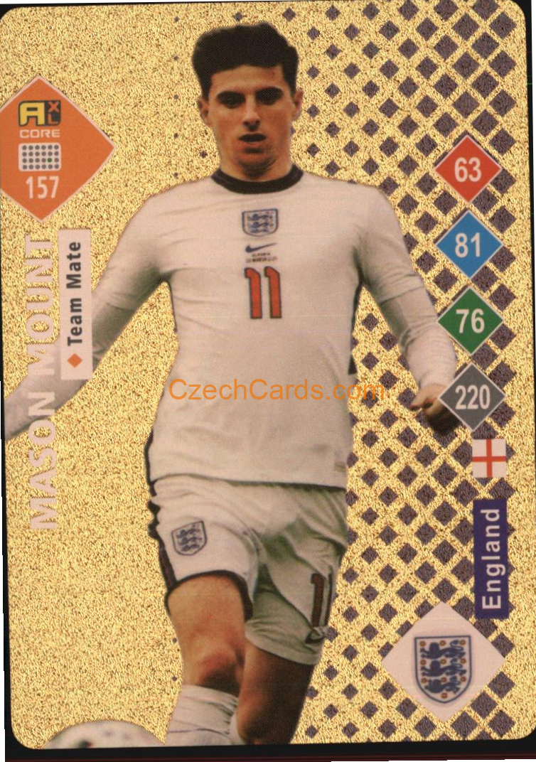 Mason Mount 2023 World Football Stars unofficial GOLD